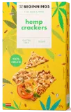 Kanapių sėklų krekeriai THE BEGINNINGS, 80 g