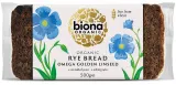 Ruginė duona su linų sėmenimis, ekologiška BIONA, 500 g