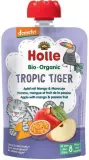 Obuolių tyrelė su mangais ir pasifloromis TROPIC TIGER, kūdikiams nuo 6 mėn., biodinaminė HOLLE, 100 g