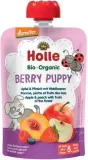 Obuolių tyrelė su persikais ir miško uogomis BERRY PUPPY, kūdikiams nuo 8 mėn., biodinaminė HOLLE