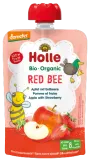 Apple and strawberry puree RED BEE, for babies from 8 months, biodynamic HOLLE, 100 g