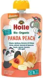 Persikų, abrikosų, bananų ir speltų tyrelė PANDA PEACH, kūdikiams nuo 8 mėn., biodinaminė HOLLE, 100 g