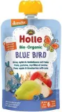 Kriaušių, obuolių ir mėlynių tyrelė su avižomis BLUE BIRD, kūdikiams nuo 6 mėn., biodinaminė HOLLE, 100 g