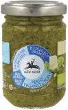 Pesto sauce with tofu and olive oil, organic