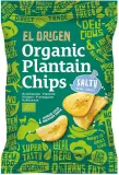 Plantain chips with salt, organic
