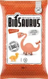 Kepti kukurūzų traškučiai su kečupo prieskoniais, ekologiški BIOSAURUS, 50 g