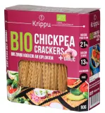 Крекеры из нута с чесноком, органические