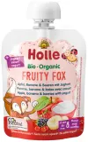 Obuolių, bananų ir uogų tyrelė su jogurtu FRUITY FOX, ekologiška HOLLE, 85 g