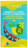 Sardines in organic olive oil with lemon FISH4EVER, 120 g