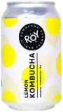 Kombučia gėrimas CITRINA, ekologiškas ROY KOMBUCHA, 330 ml
