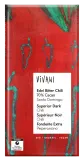 Dark chocolate 70% with hot peppers, organic VIVANI, 80 g