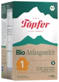 BIO 1 pradinio maitinimo pieno mišinys kūdikiams, iki 6 mėn., ekologiškas TÖPFER, 600 g