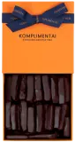 Ginger in dark chocolate KOMPLIMENTAI, 180 g