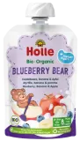 Mėlynių, bananų ir obuolių tyrelė su jogurtu BLUEBERRY BEAR, ekologiška HOLLE, 100 g
