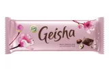 Pieninis šokoladas GEISHA su lazdynų riešutų įdaru, 100 g