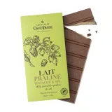 Молочный шоколад PRALINE PISTACHE & SEL CAFÉ-TASSE, 95 г