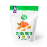 Kepinti anakardžių riešutai su juodaisiais pipirais CASHEW MALABAR PEPPER, ekologiški PAKKA