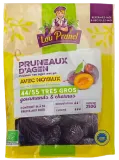 Very large dried soft plums with pits