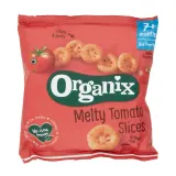 Kukurūzų trapučiai su pomidorais MELTY TOMATO SLICES, nuo 7 mėn. ORGANIX