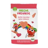 Kviečių trapučiai ŠIRDELĖS su obuolių ir braškių sultimis, nuo 12 mėn. FRECHE FREUNDE
