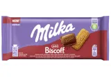 Pieninis šokoladas MILKA BISCOFF, 90 g