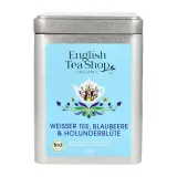 Baltoji arbata su mėlynėmis ir šeivamedžio žiedais, biri ENGLISH TEA SHOP