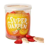 Liofilizuotos braškės ir bananai SUPER GARDEN