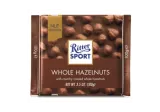 Pieninis šokoladas RITTER SPORT su lazdynų riešutais, 100 g