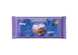 Молочный шоколад MILKA с кусочками печенья OREO, 100 г