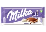 Pieninis šokoladas MILKA su jogurtiniu įdaru, 100 g