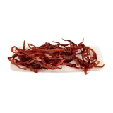 Smoked red salmon strips