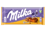 Pieninis šokoladas MILKA su karamelės įdaru, 100 g