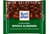 Pieninis šokoladas RITTER SPORT su neskaldytais migdolais, 100 g