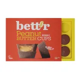 Chocolate candies with peanut butter filling