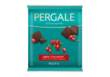 Dark chocolate PERGALĖ with cranberry pieces, 200 g