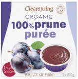 Plum puree, organic CLEARSPRING, 2 x 100 g