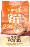 Protein crackers with red lentils, organic YUKYBIO, 150 g