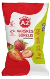 Varškės sūrelis iš A2 pieno, su braškėmis ŽEMAITIJOS PIENAS, 100g