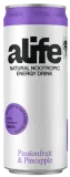 Pasiflorų ir ananasų skonio gazuotas energinis gėrimas ALIFE, 330 ml