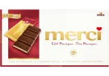 Dark chocolate MERCI with marzipan filling, 112 g