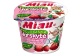Ekologiška varškytė MIAU su braškėmis ir žemuogėmis, 6 %, 100 g