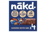 Batonėlis su mėlynėmis NAKD, 140 g