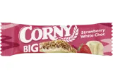 Javainių batonėlis su baltuoju šokoladu ir braškėmis CORNY, 40 g