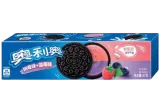 Šilauogių ir aviečių kakaviniai sausainiai OREO, 97 g