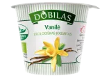 Valgom. ekologiškas jogurtas DOBILAS su vanile, 3,2 % rieb., 125 g