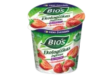 Ekologiškas jogurtas su braškėmis be laktozės BIOS, 3,1 % rieb., 125 g