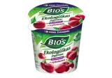 Ekologiškas jogurtas su vyšniomis be laktozės BIOS, 3,1 % rieb., 125 g