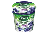 Ekologiškas jogurtas be laktozės BIOS su mėlynėmis, 3,1 % rieb., 125 g