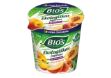 Ekologiškas jogurtas su persikais be laktozės BIOS, 3,1% rieb., 125 g