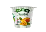 Ekologiškas jogurtas su mangais DOBILAS, 3,1 % rieb., 125 g